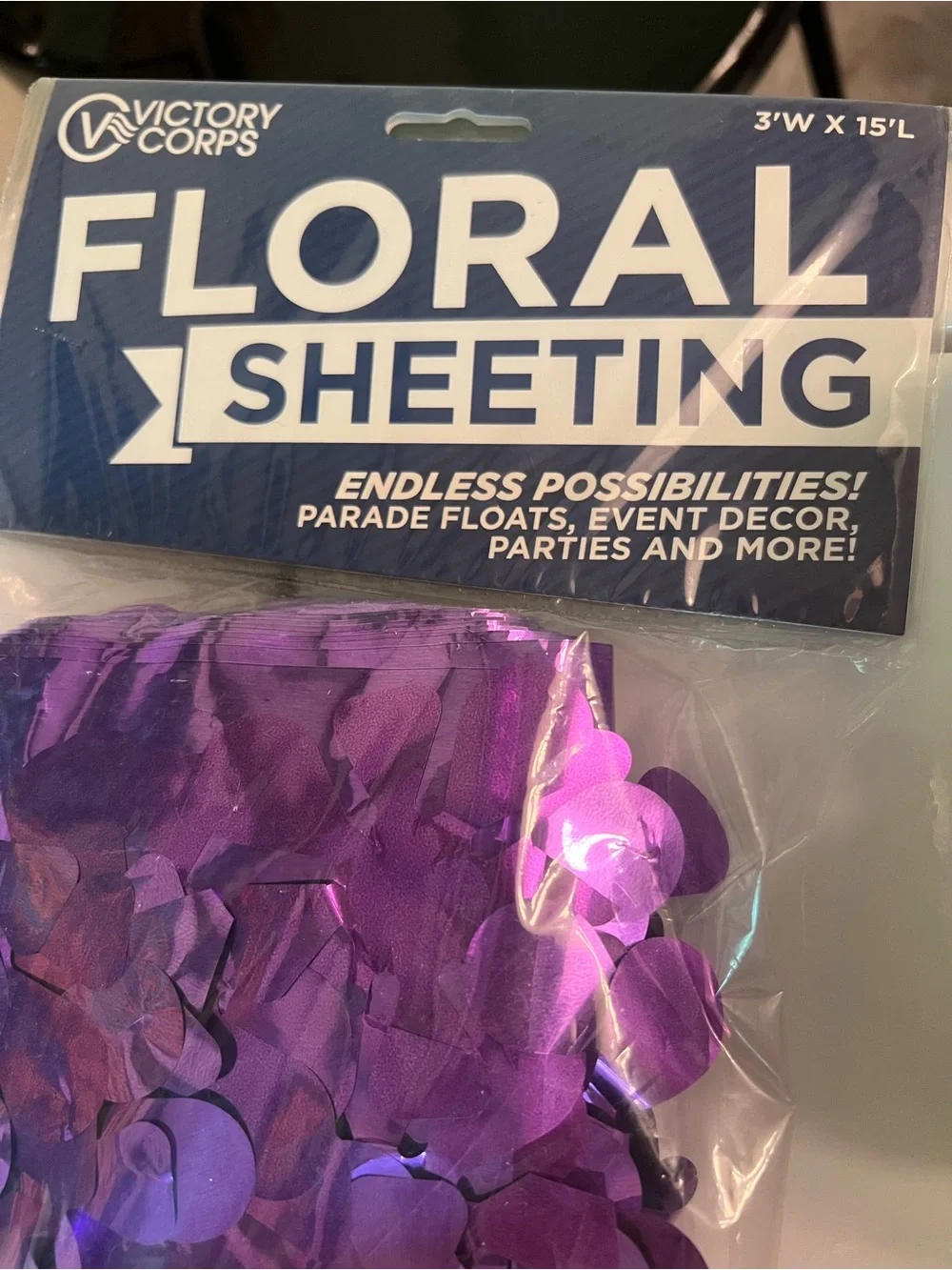 N/A metallic garlands